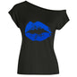 Women's Loose Shoulder Versatile Printed T-shirt