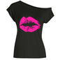 Women's Loose Shoulder Versatile Printed T-shirt
